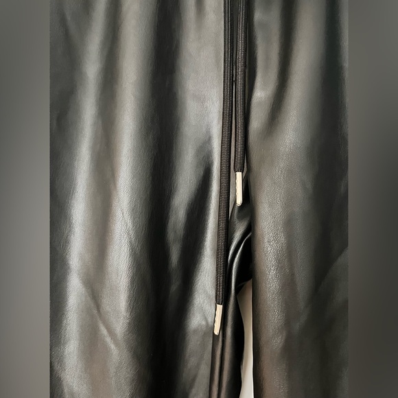 Faux leather joggers - Picture 6 of 7